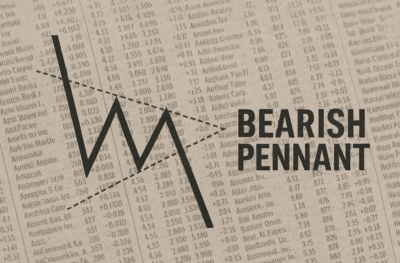 bearish pennant