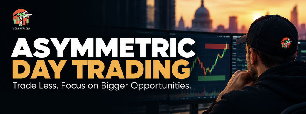 Colibri Trader Asymmetric Day Trading Programme featuring live market analysis and trading education